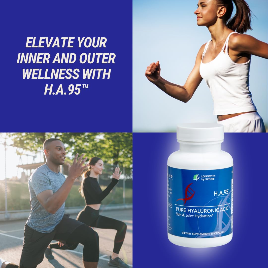 Longevity by Nature H.A.95 Hyaluronic Acid Capsules 60