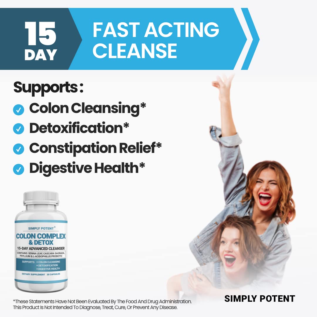 Simply Potent Natural Colon Cleanse Capsule 30 Capsules