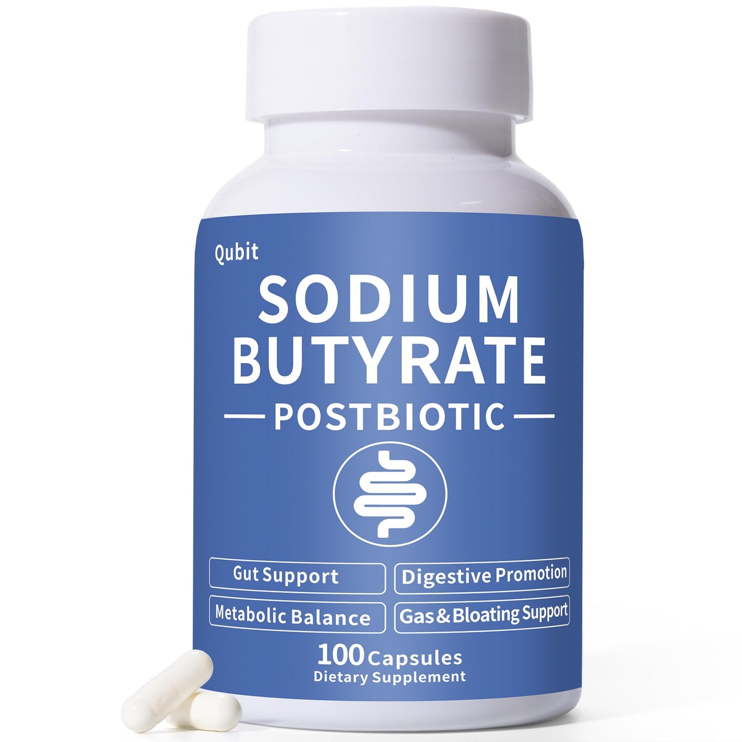 QUBIT Sodium Butyrate Supplement Capsule 100