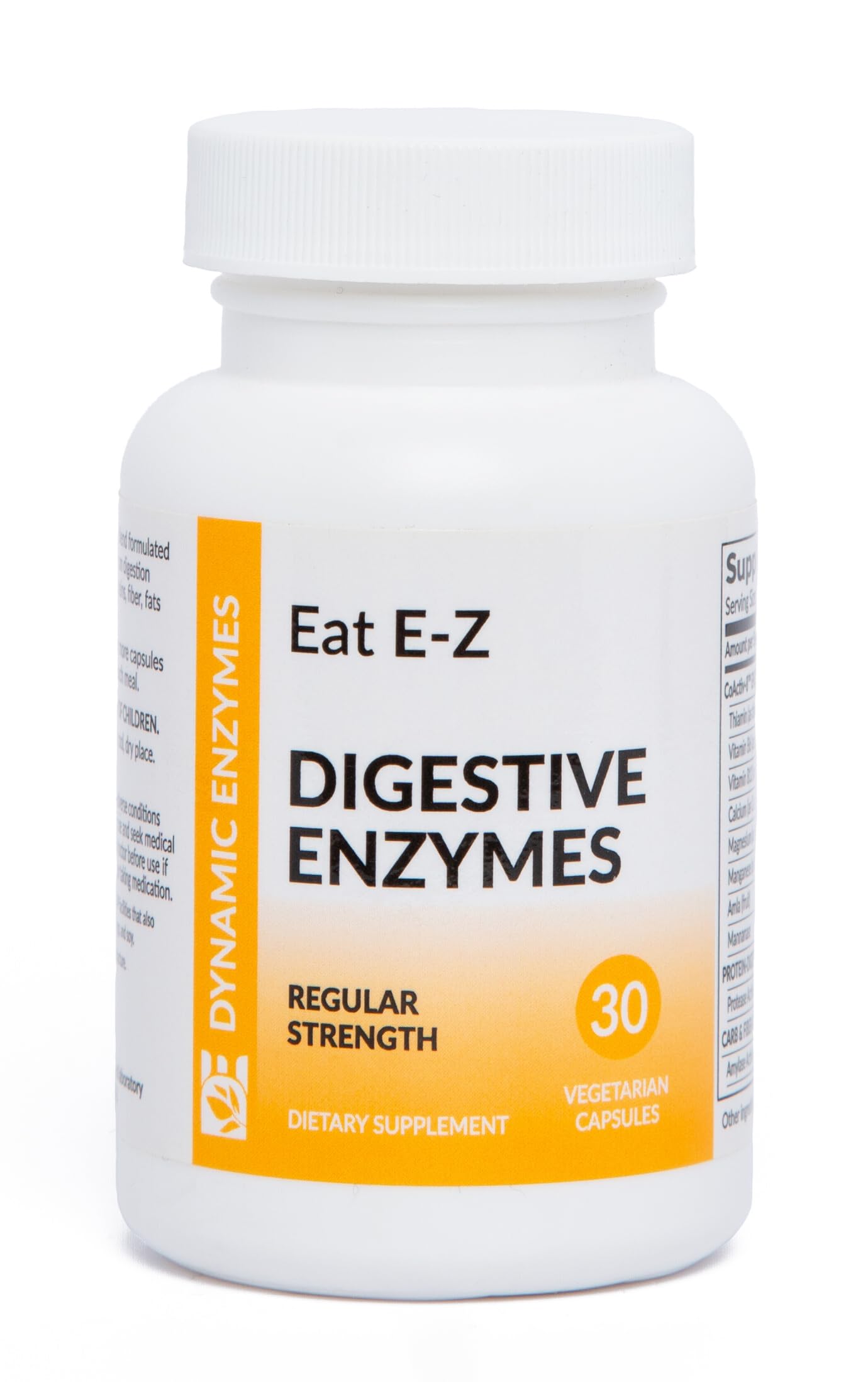 Dynamic Enzymes Eat E-Z Digestive Enzymes 30 Capsules