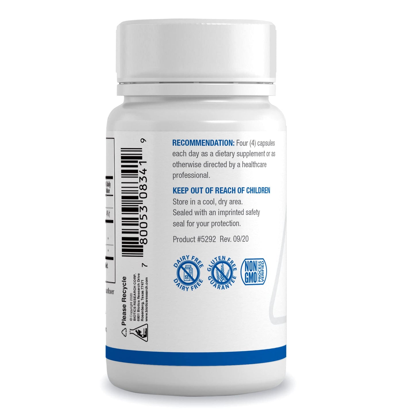 BIOTICS RESEARCH Ultimate Immuno-gG® SBI, Complete Gut Health and Immune Support, Dairy Free, Immunoglobulin Concentrate for Immunity and Enhanced Digestive Support, Gut-Friendly, Allergen Free, 120 Capsules