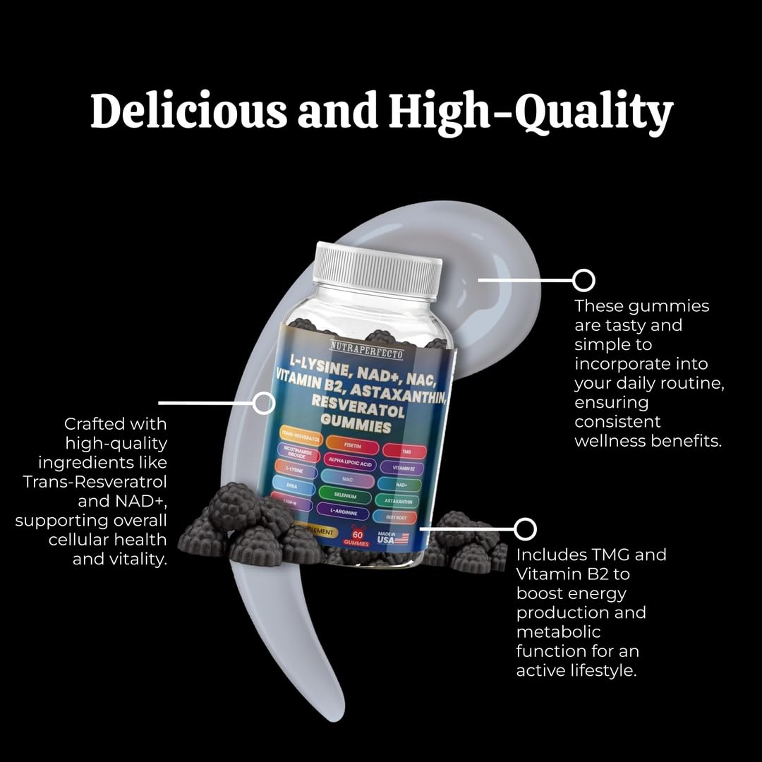 NutraPerfecto Sugar Free Gummies 60 Count
