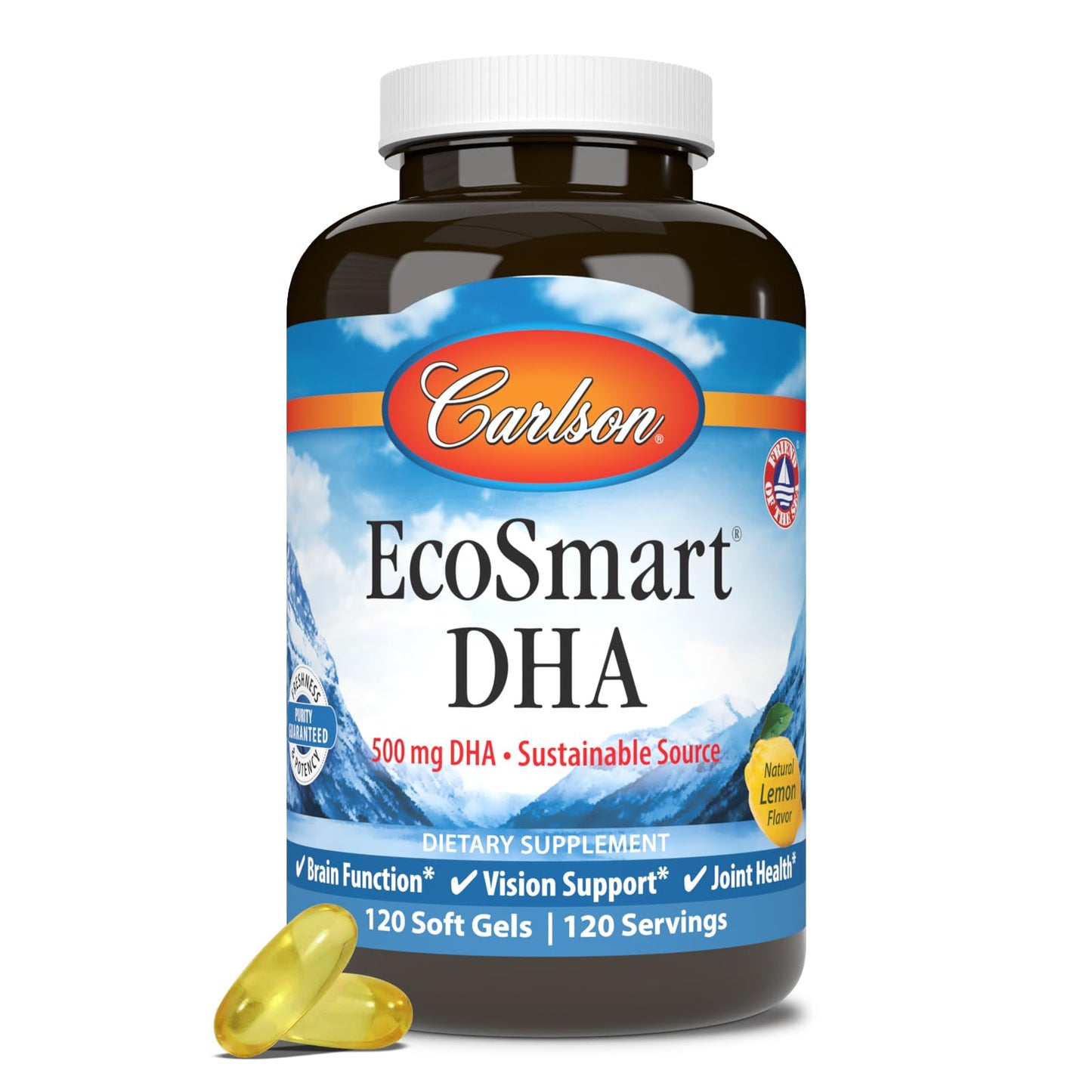 Carlson EcoSmart DHA Softgels 120-Count