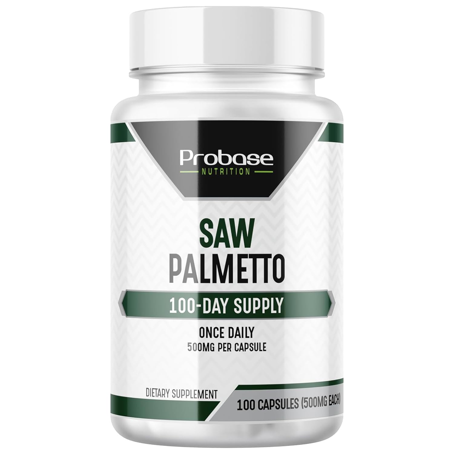Probase Nutrition Saw Palmetto Herbal Supplement for Prostate and Urinary Health Support Capsule, 100 Count