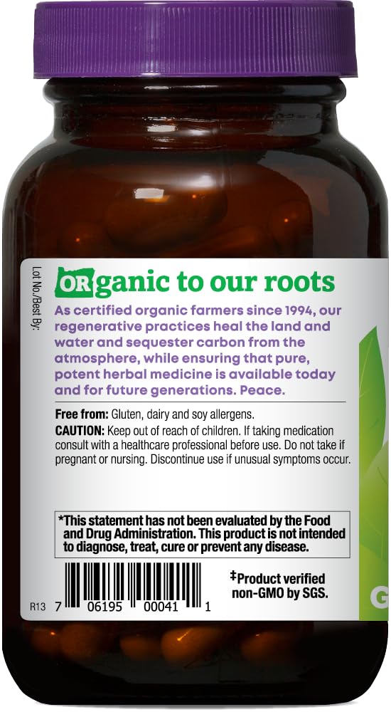 Oregon's Wild Harvest Wormwood Organic Herbal Supplement Capsule, 90 Count