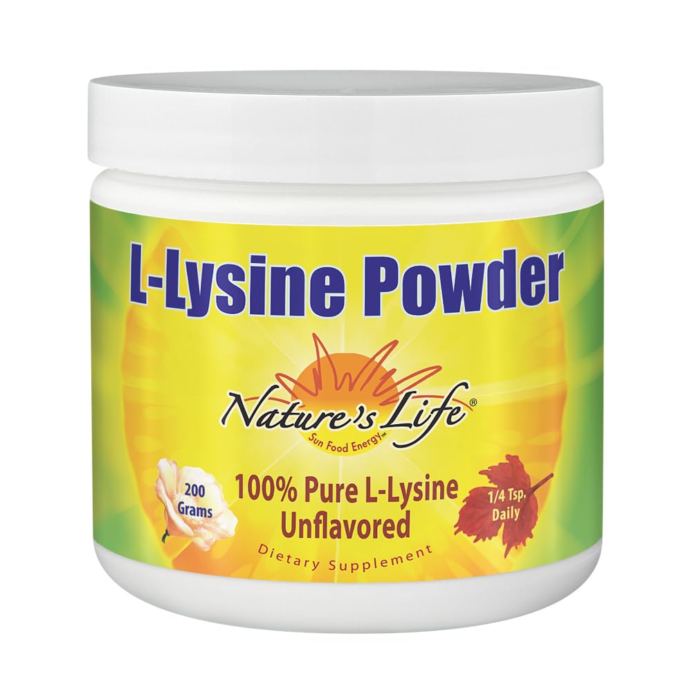 Nature's Life L-Lysine Powder 7 Ounce