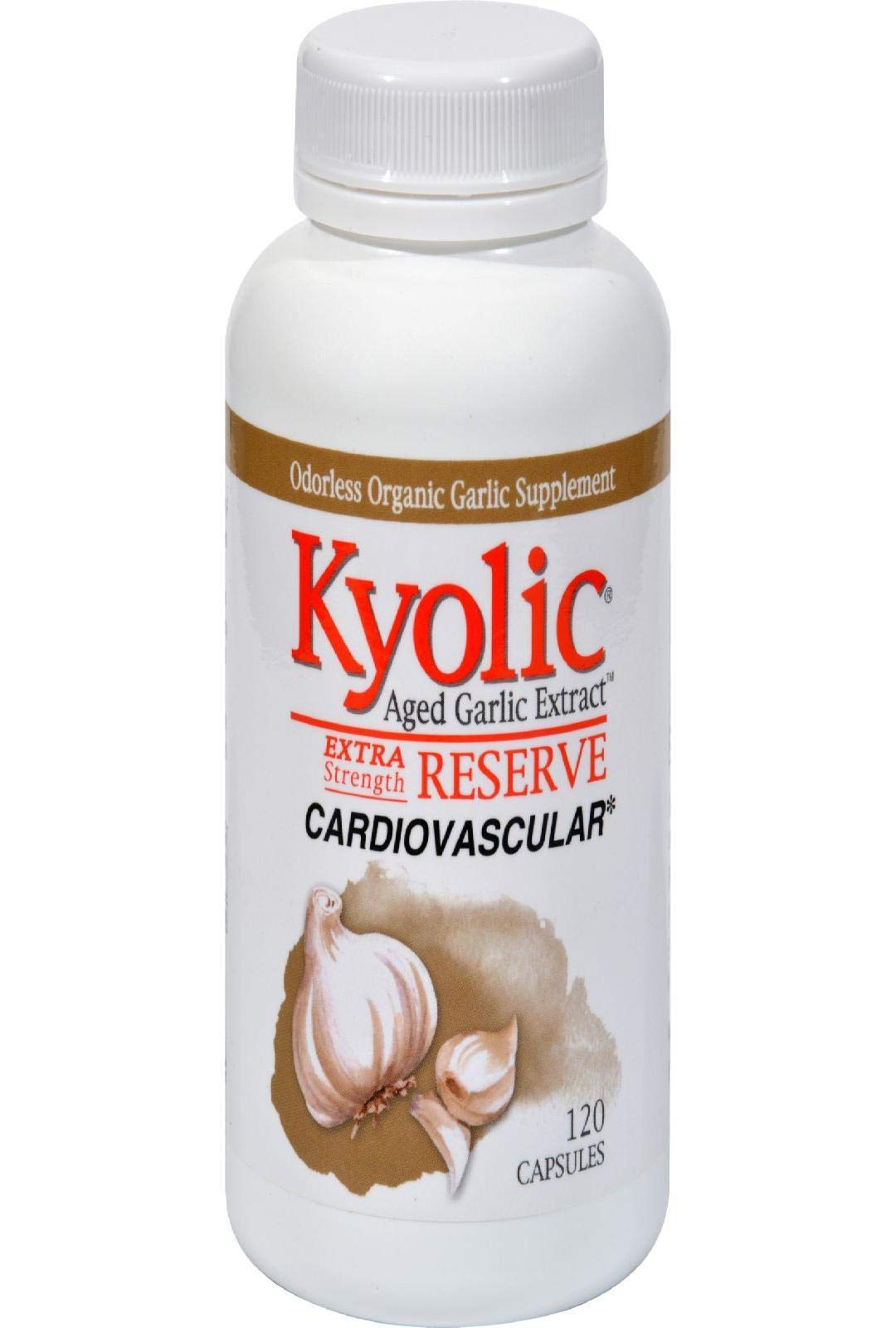 Kyolic Reserve Aged Garlic Extract 600 Milligrams Capsules 120