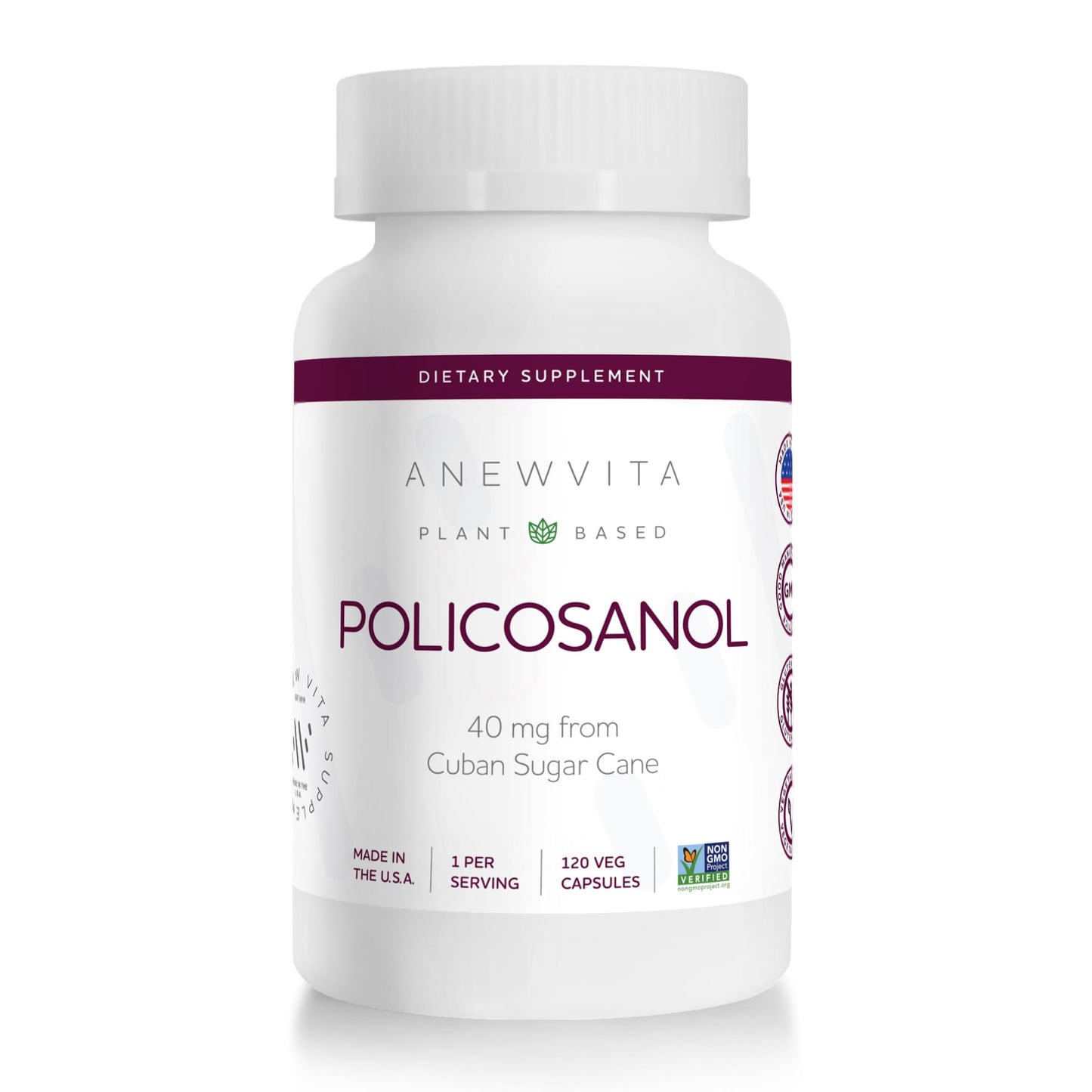 Anew Vita Policosanol Capsules 120 Capsules