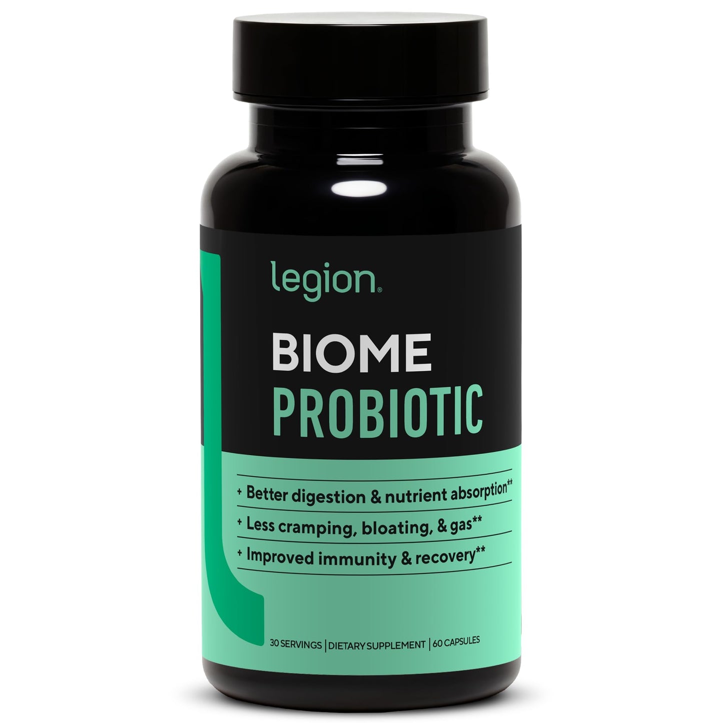 LEGION Biome Probiotic Capsule 60 Count