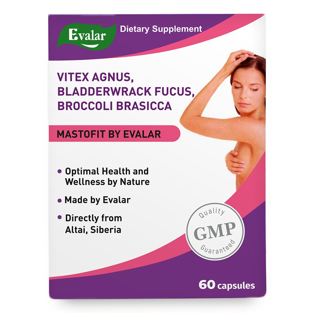 Evalar Vitex Chaste Tree Bladderwrack Fucus Extract Mastofit Herb Tablet 60 Count