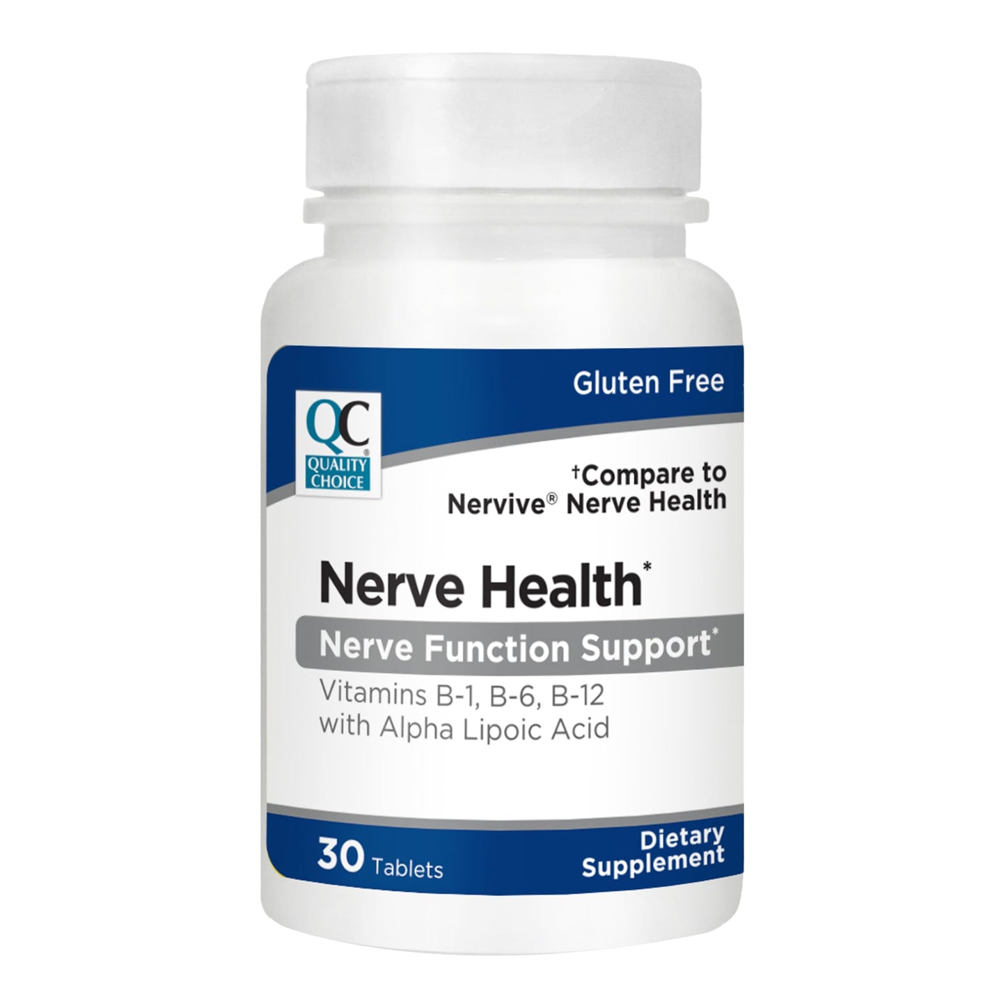 Quality Choice Nerve Health Tablets, 30 Tablets