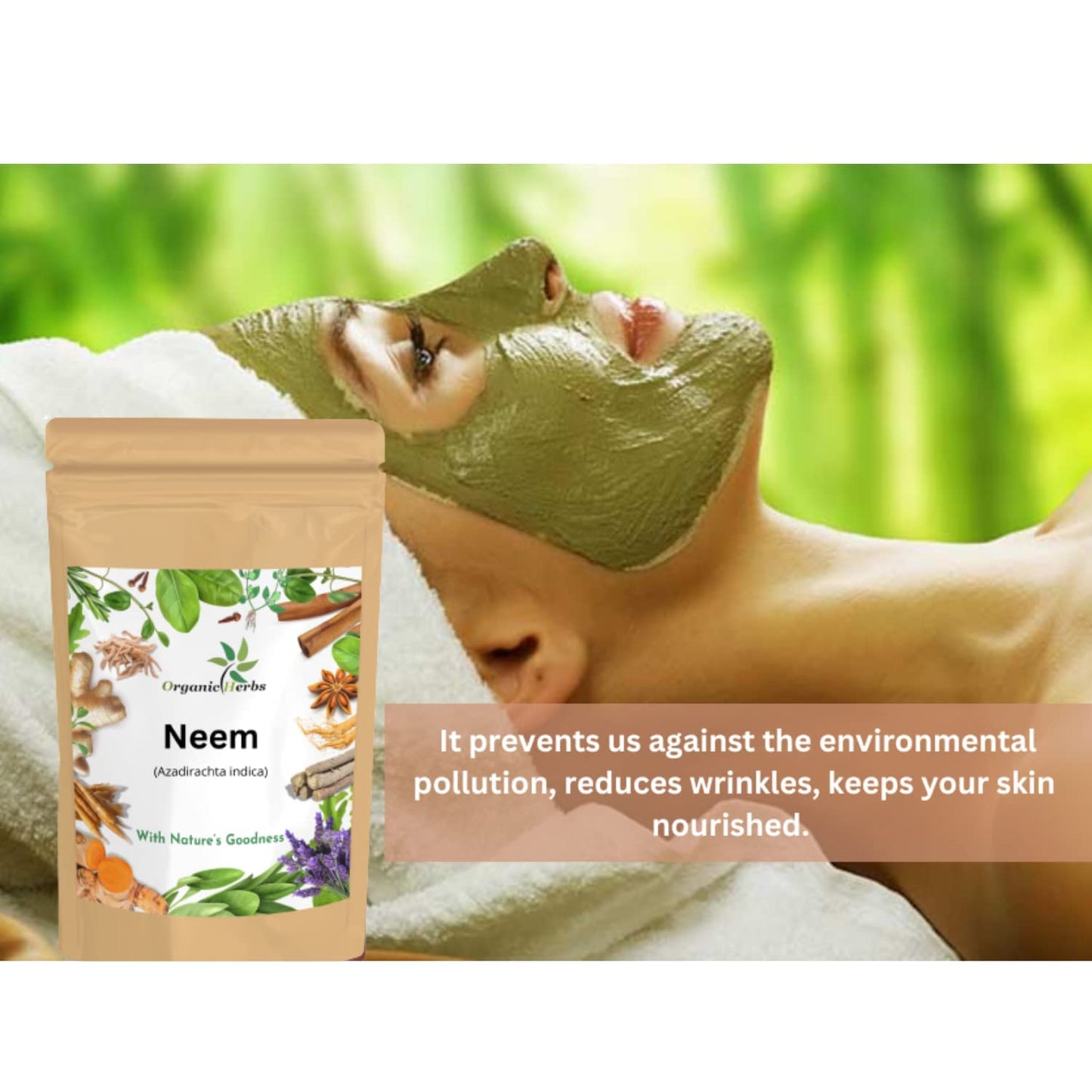 Organic Herbs Neem Leaves Powder 5 oz