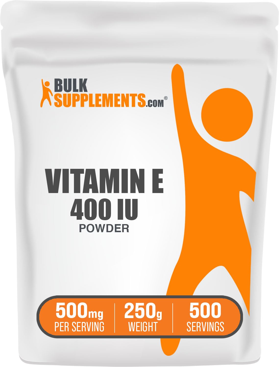 BulkSupplements Vitamin E 400 IU Powder - as D-Alpha Tocopherol, 250 g