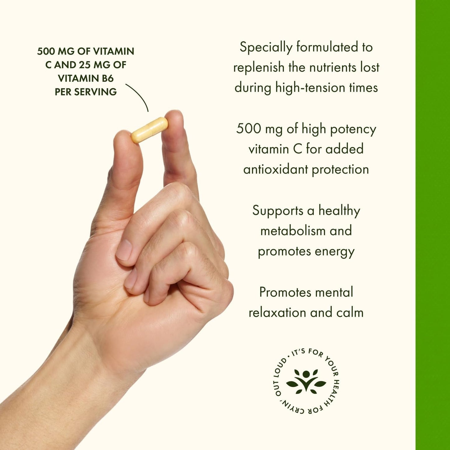 Swanson Super Stress B-Complex with Vitamin C Capsules, 200 Capsules