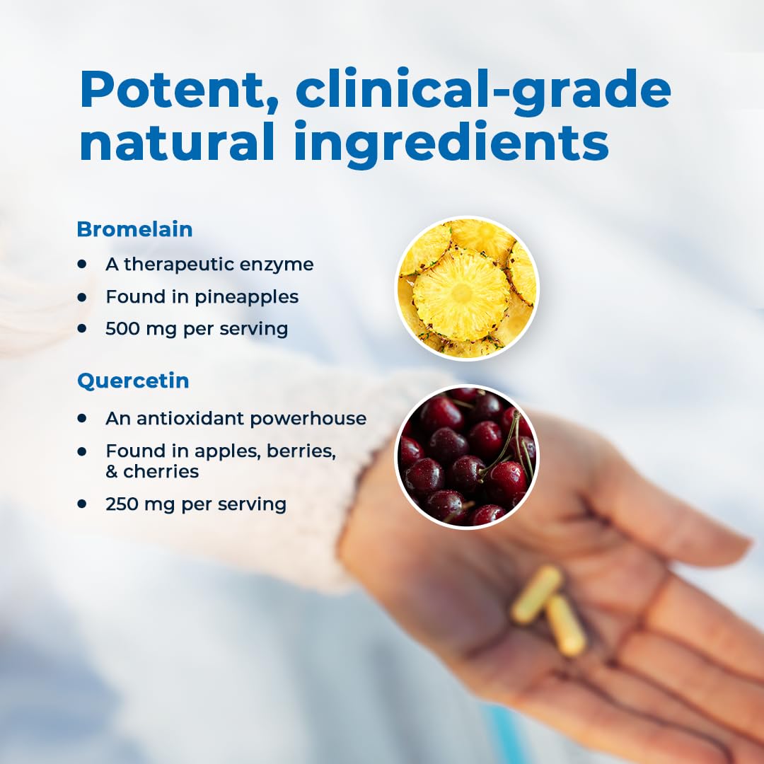 VitaMedica Bromelain & Quercetin Supplement 20 Capsules