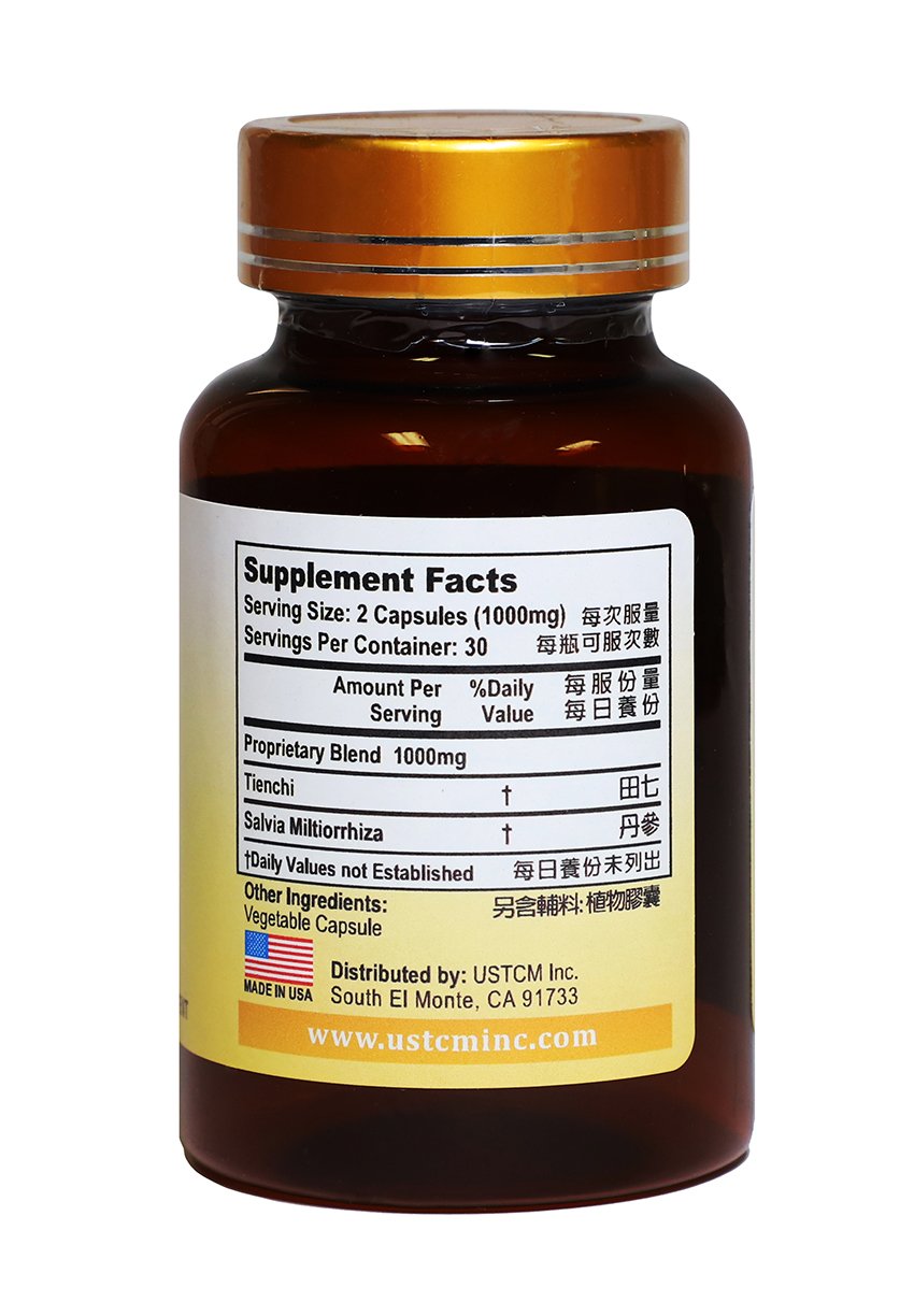USTCM Tienchi Danshen 60 Capsules