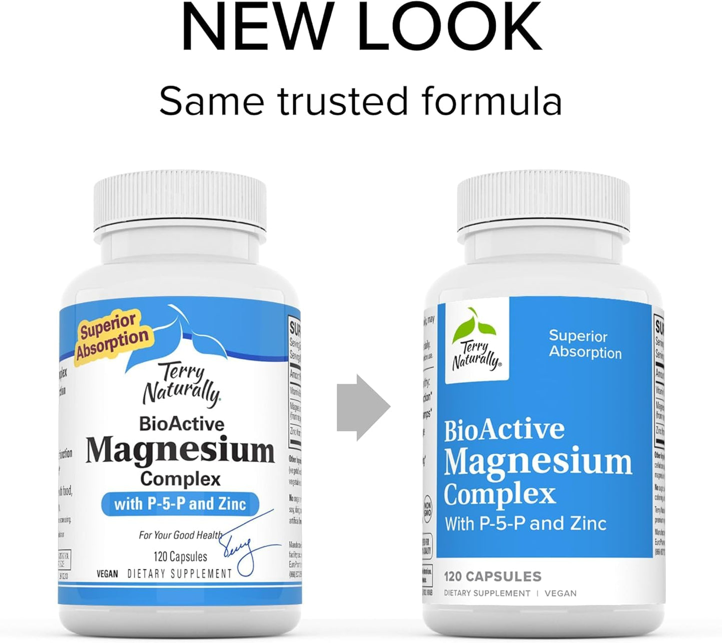 Terry Naturally BioActive Magnesium Complex Capsules 240 Capsules