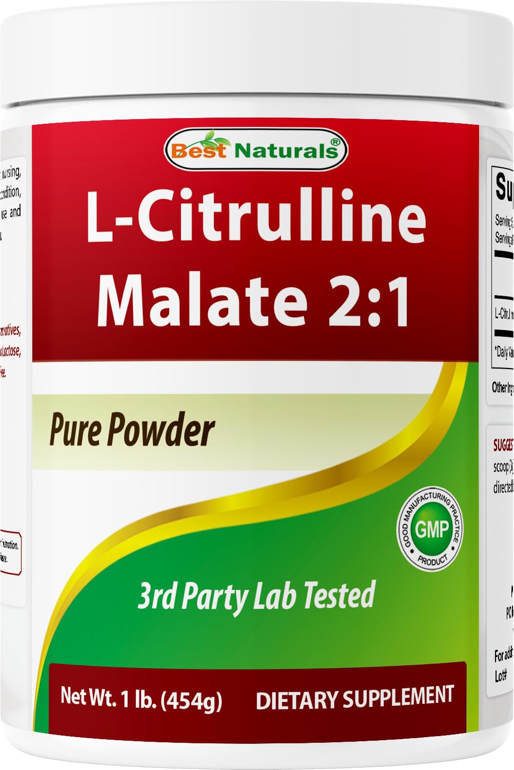 Best Naturals L-Citrulline Malate 2:1 Powder, 16 oz