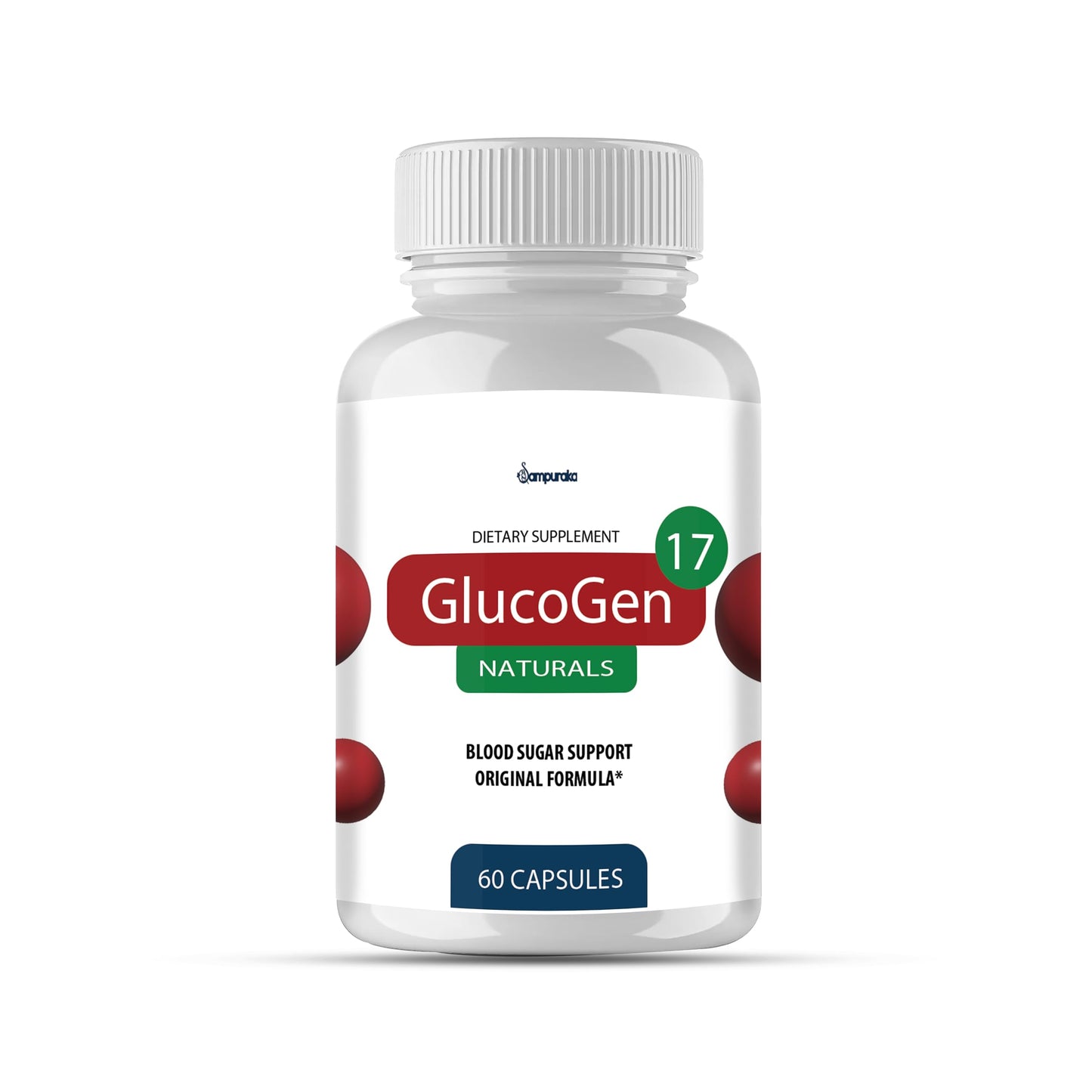Sampuraka GlucoGen17 New Advanced Formula Supplement Capsules 60 Count