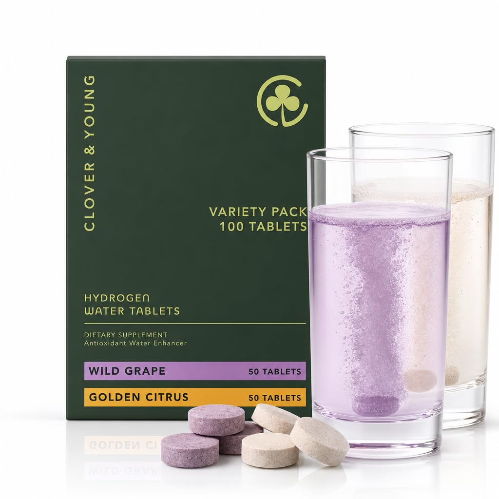 Clover & Young Hydrogen Water Tablets 100 Count