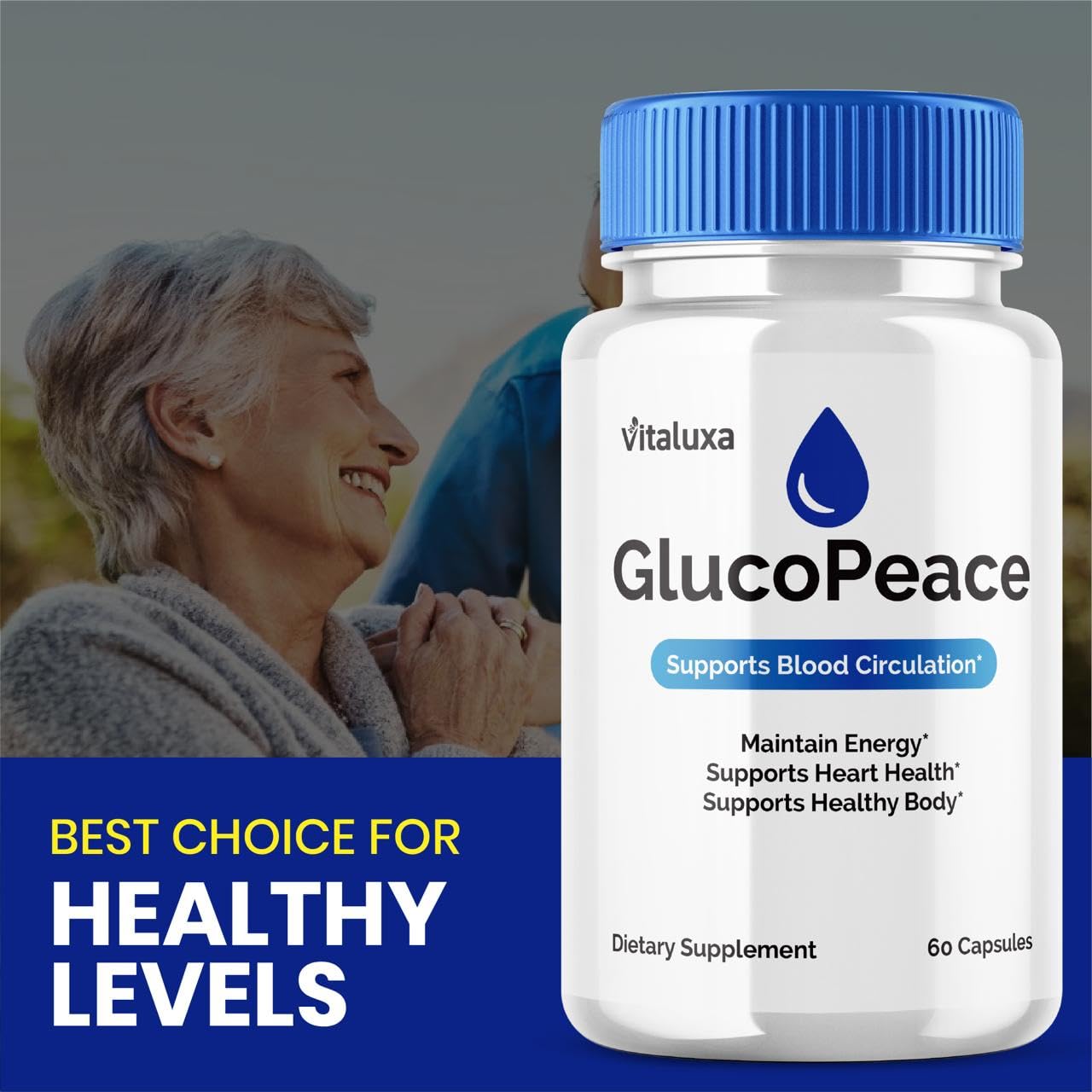 Vitaluxa Gluco Peace Capsules 60 Count