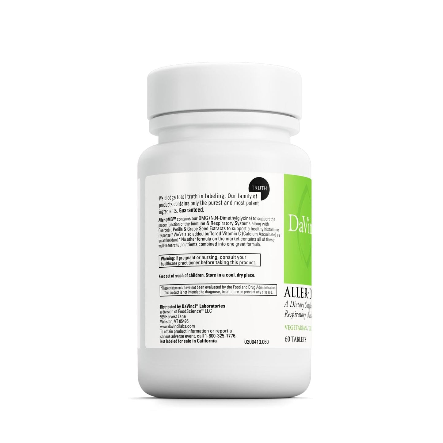DAVINCI Aller-DMG Tablets 60 Count
