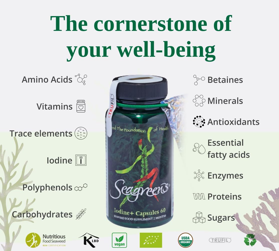 Seagreens Everyday Iodine+ 60 Capsules