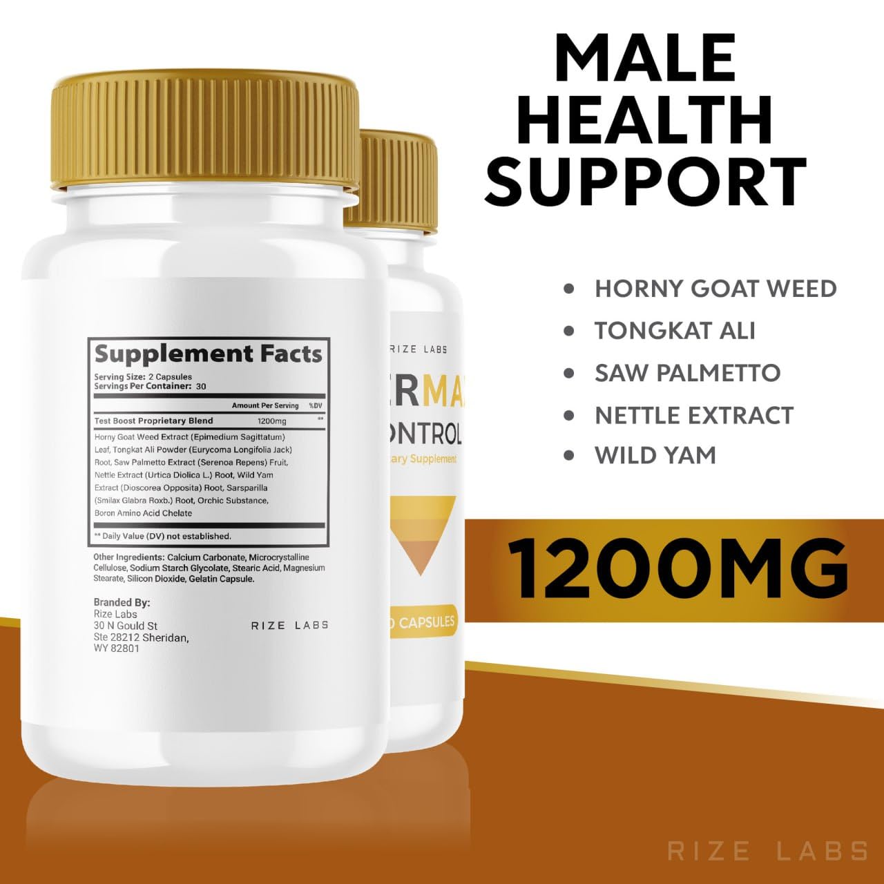 Rize Labs SperMax Control Dietary Supplement Capsule, 60 Count