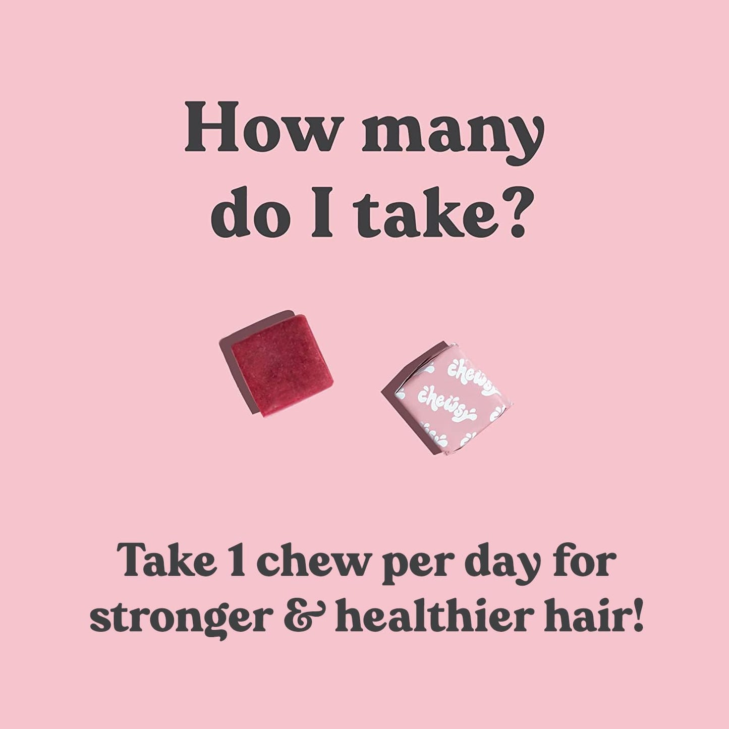 CHEWSY Beautiful Hair Chews Chewable 6 Count