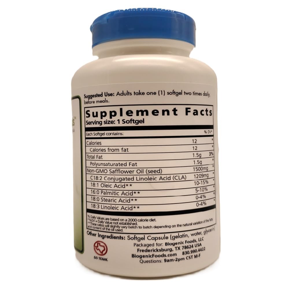 Biogenic Foods Conjugated Linoleic Acid Capsule - 1 Count