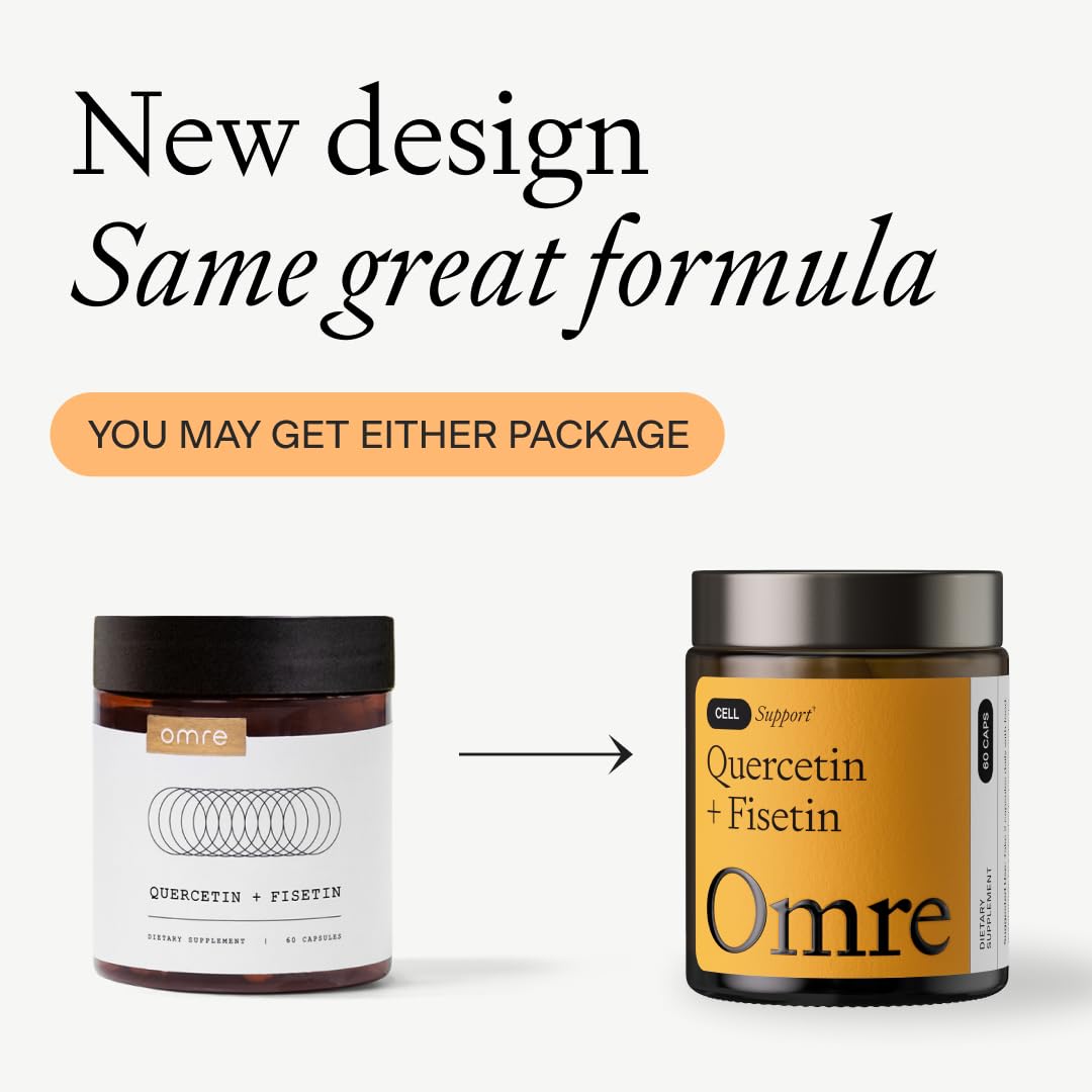 OMRE Quercetin and Fisetin Supplements Capsule 60 Count