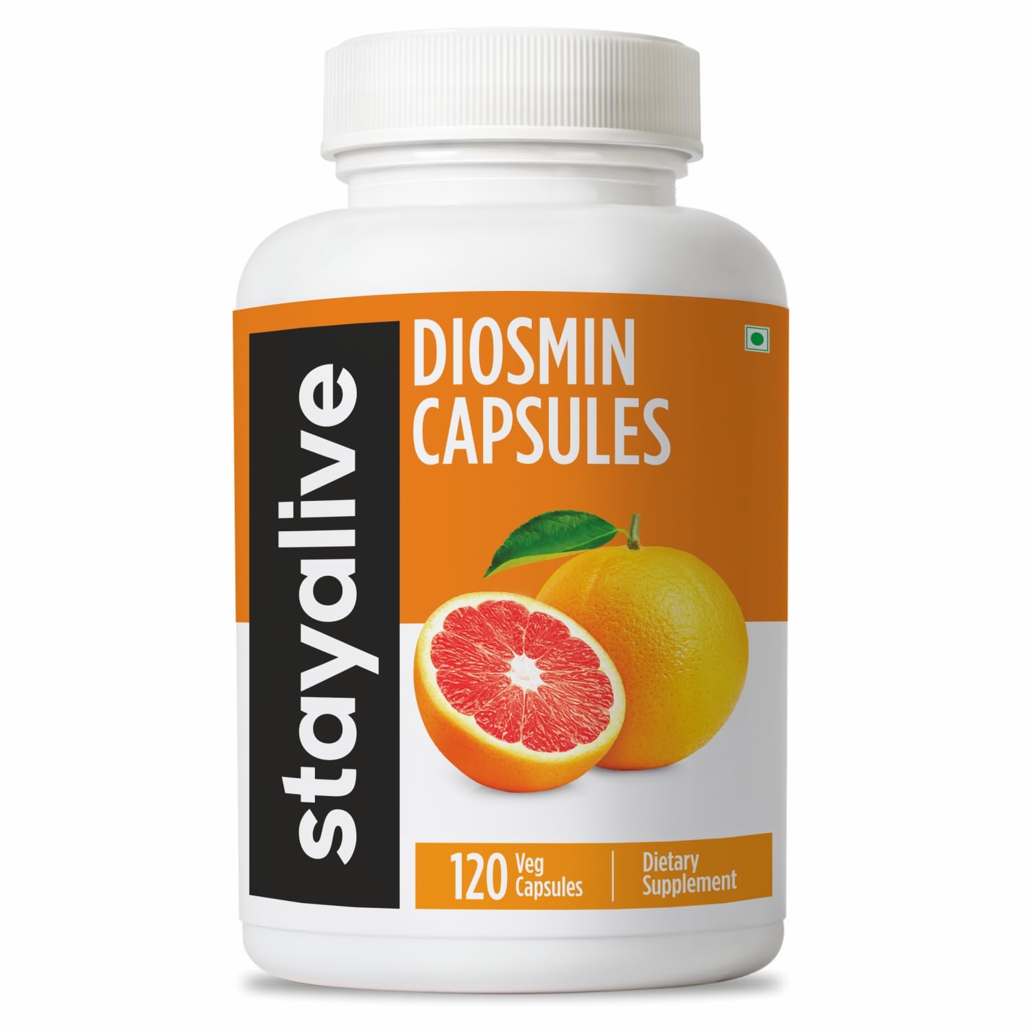 STAYALIVE Pure Diosmin Complex 1000mg Formula 120 Capsules