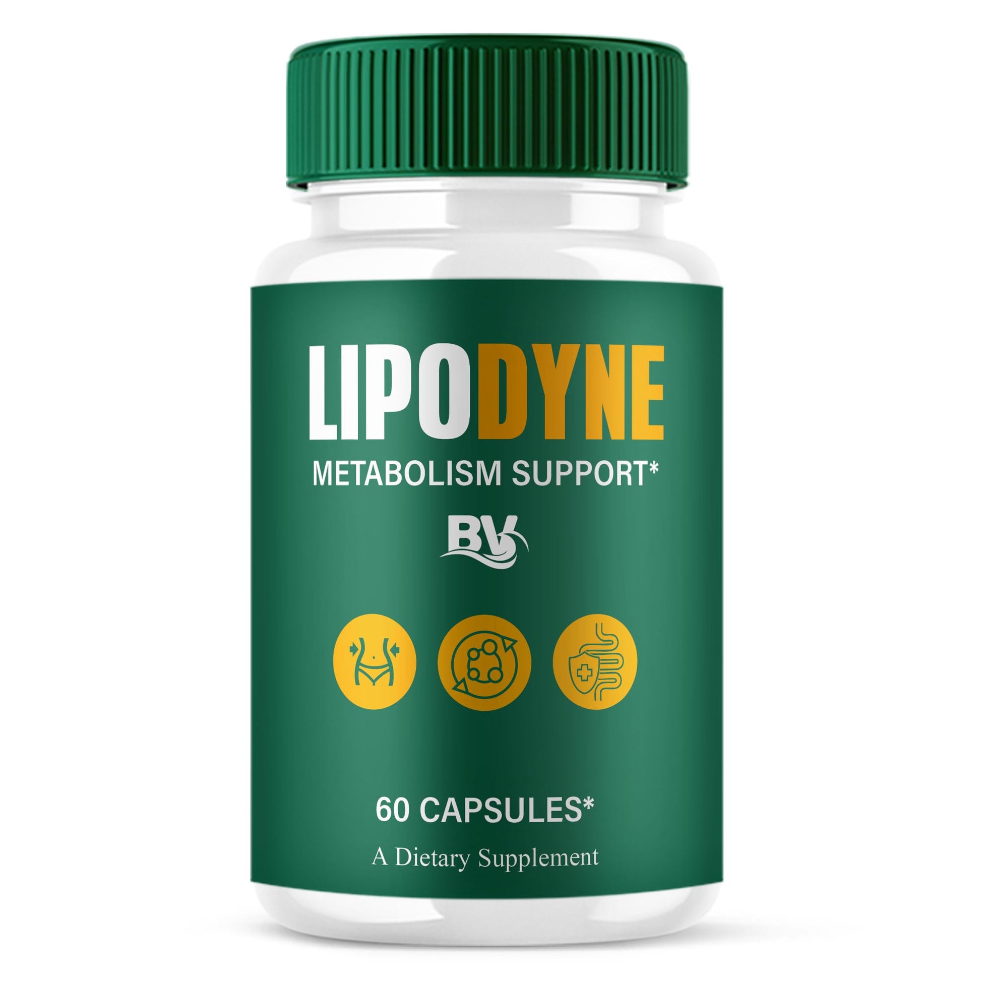 BLUE VIBE Lipodyne Advanced Maximum Strength Overall Health & Wellness Support Supplement Capsules, 60 Count