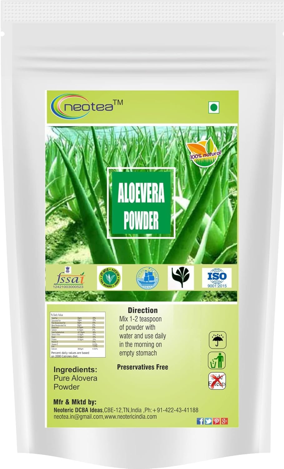 neotea Aloe Vera Powder 3.52 oz