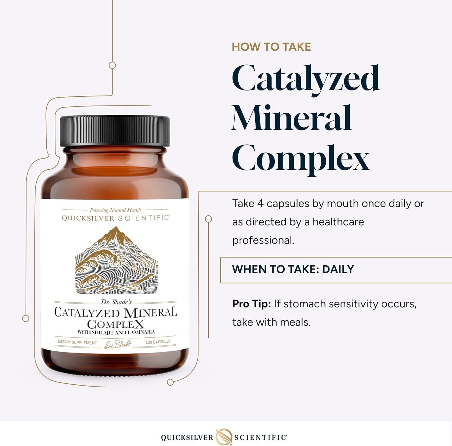 Quicksilver Scientific Dr. Shade's Catalyzed Mineral Complex Capsule, 120 Count