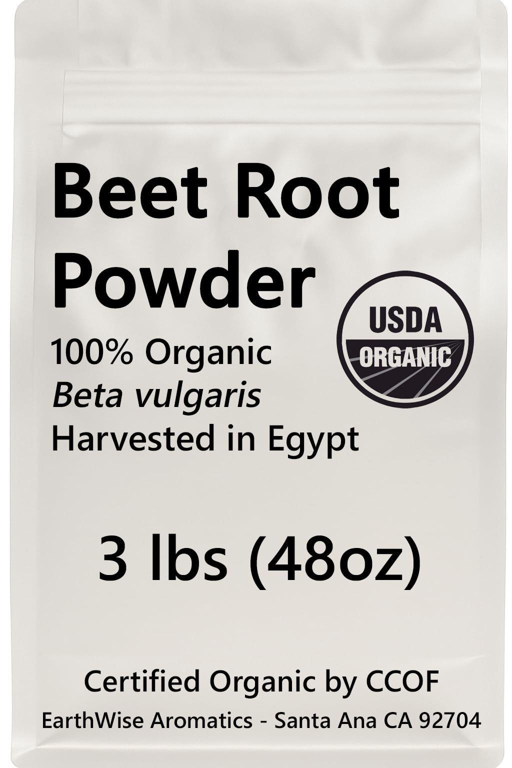 EarthWise Aromatics Organic Beet Root Powder 48 Ounce