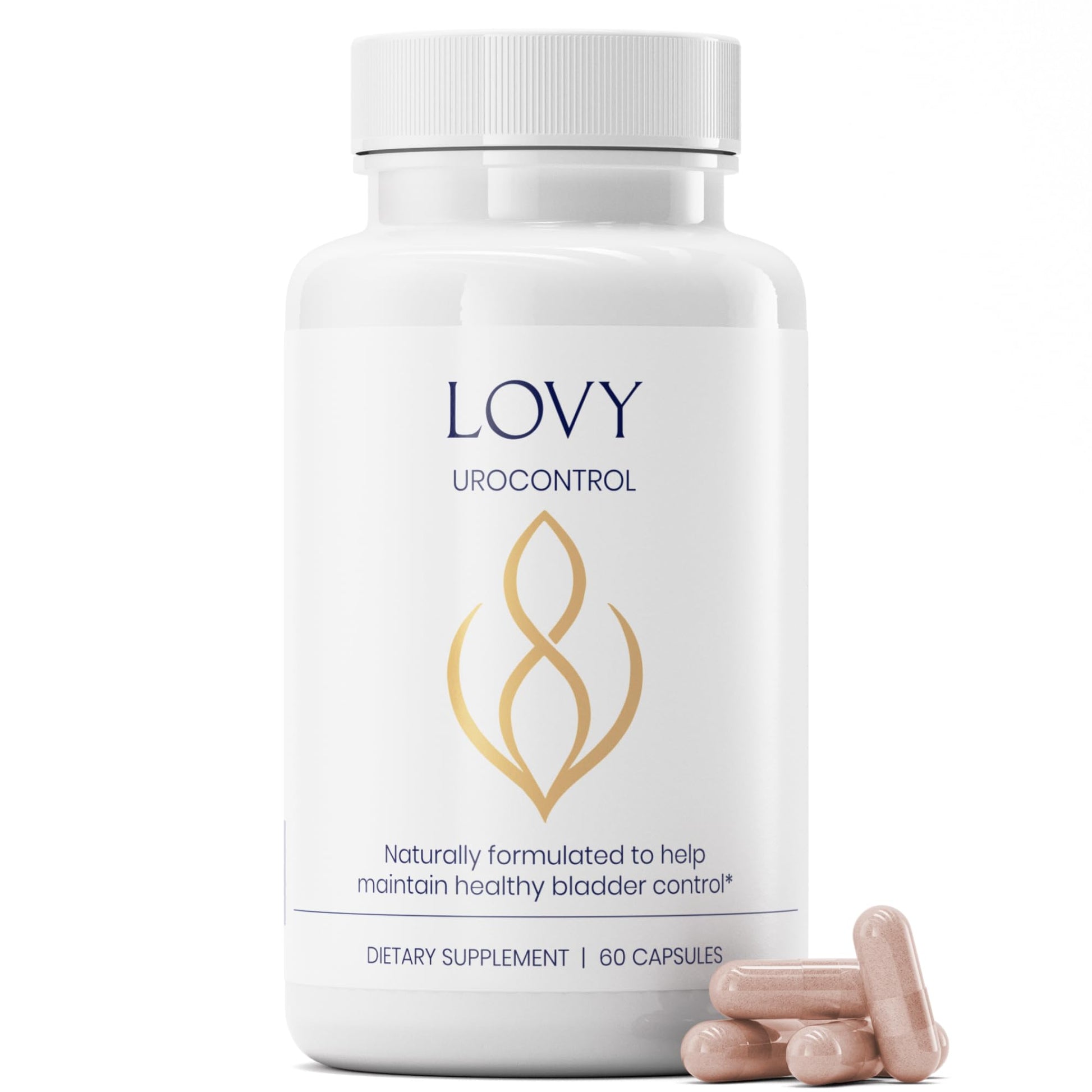 Lovy UROCONTROL Original Bladder Control Capsules, 60 Count