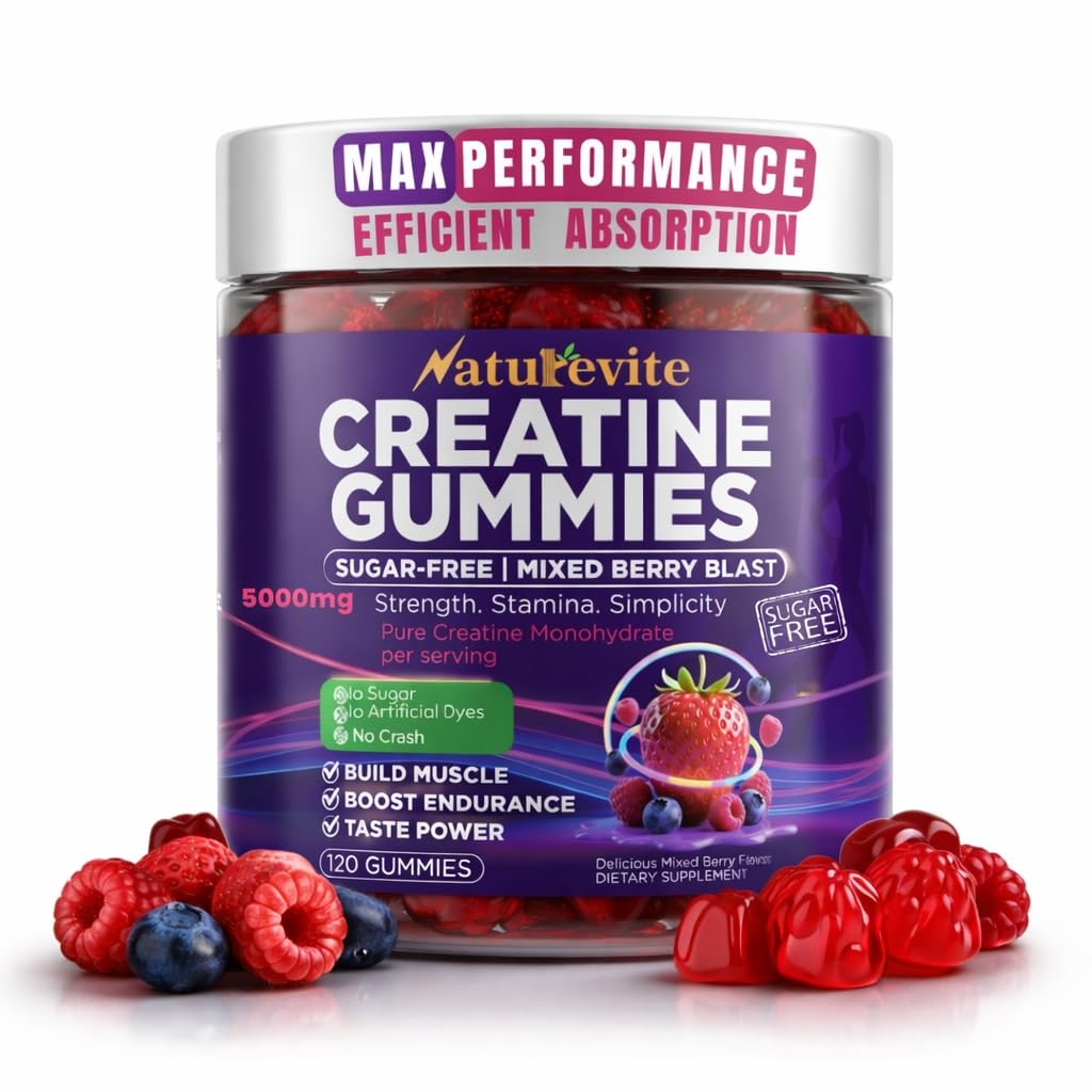 Naturevite Creatine Gummies 120 Count