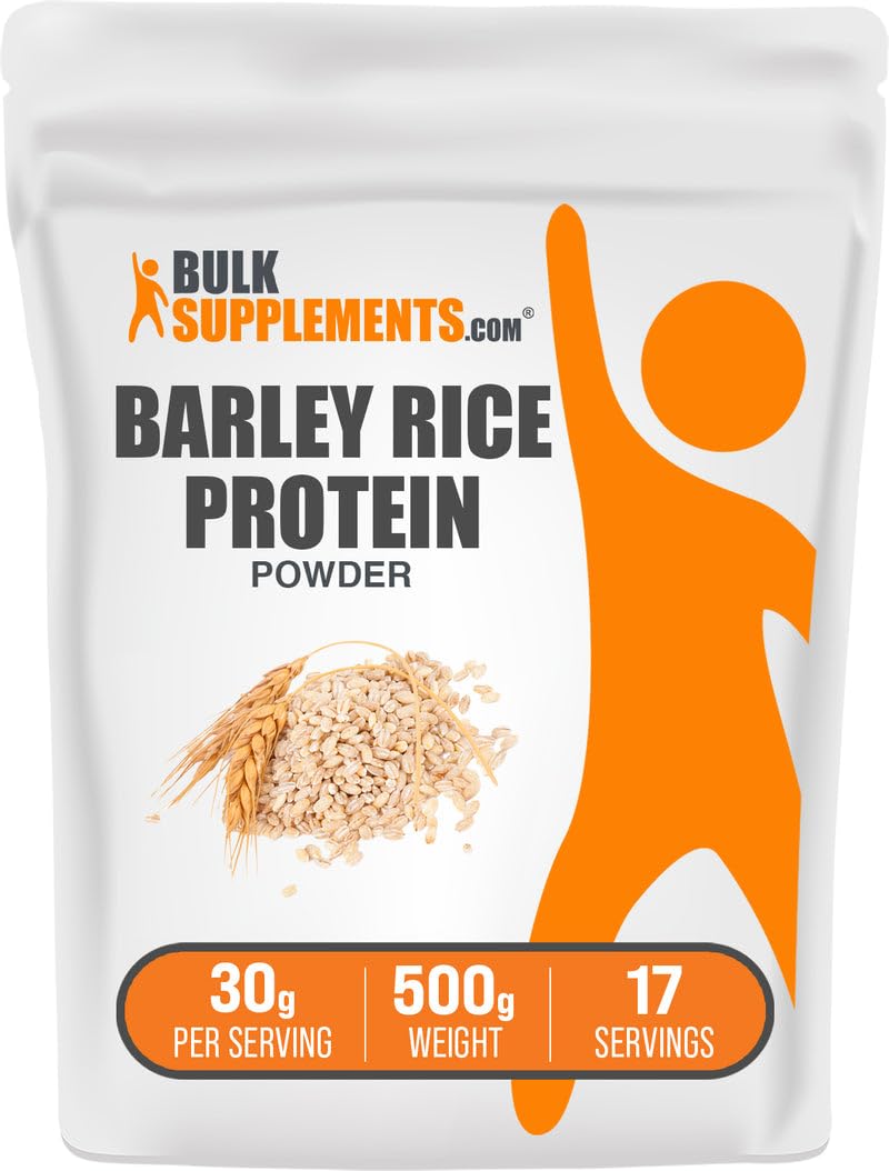 BulkSupplements Barley Rice Protein Powder 1.1 lb (Pack of 1)