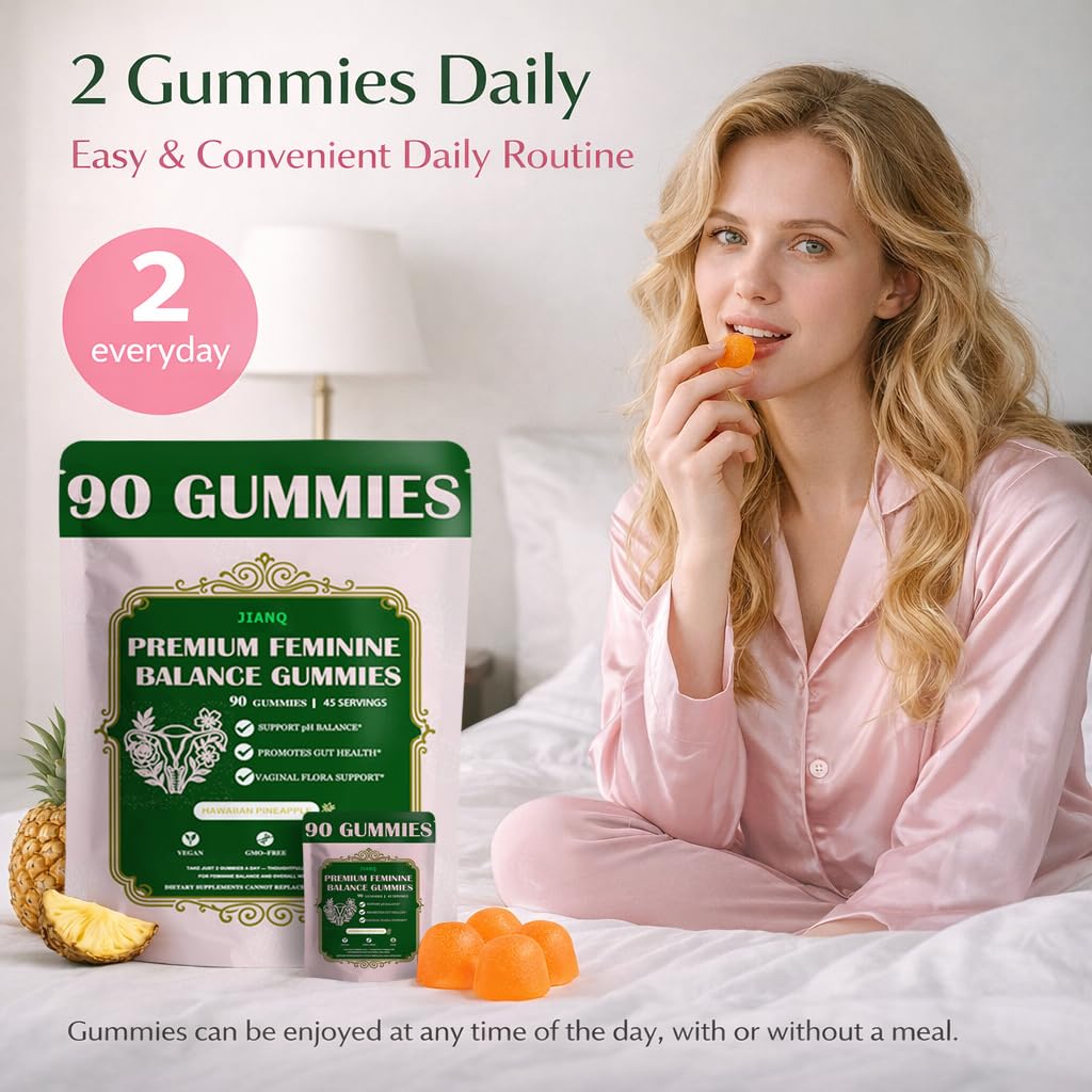 JianQ Premium Feminine Balance for Women - 90 Gummies