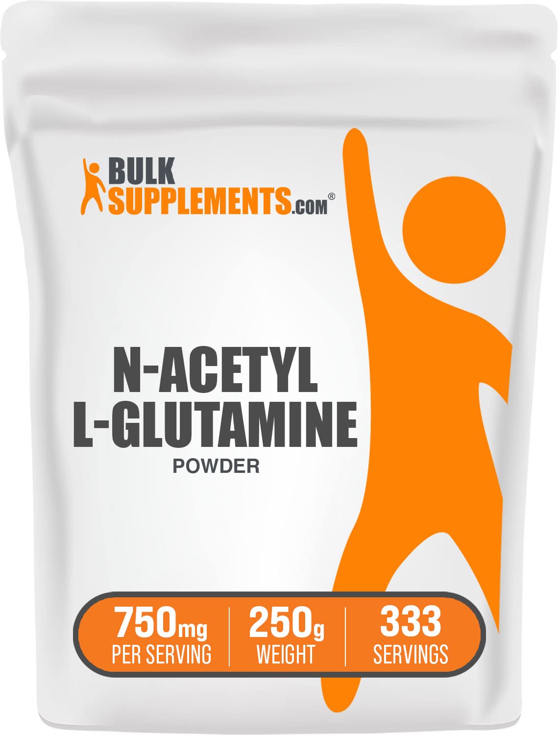 BulkSupplements N-Acetyl L-Glutamine Powder 8.8 oz
