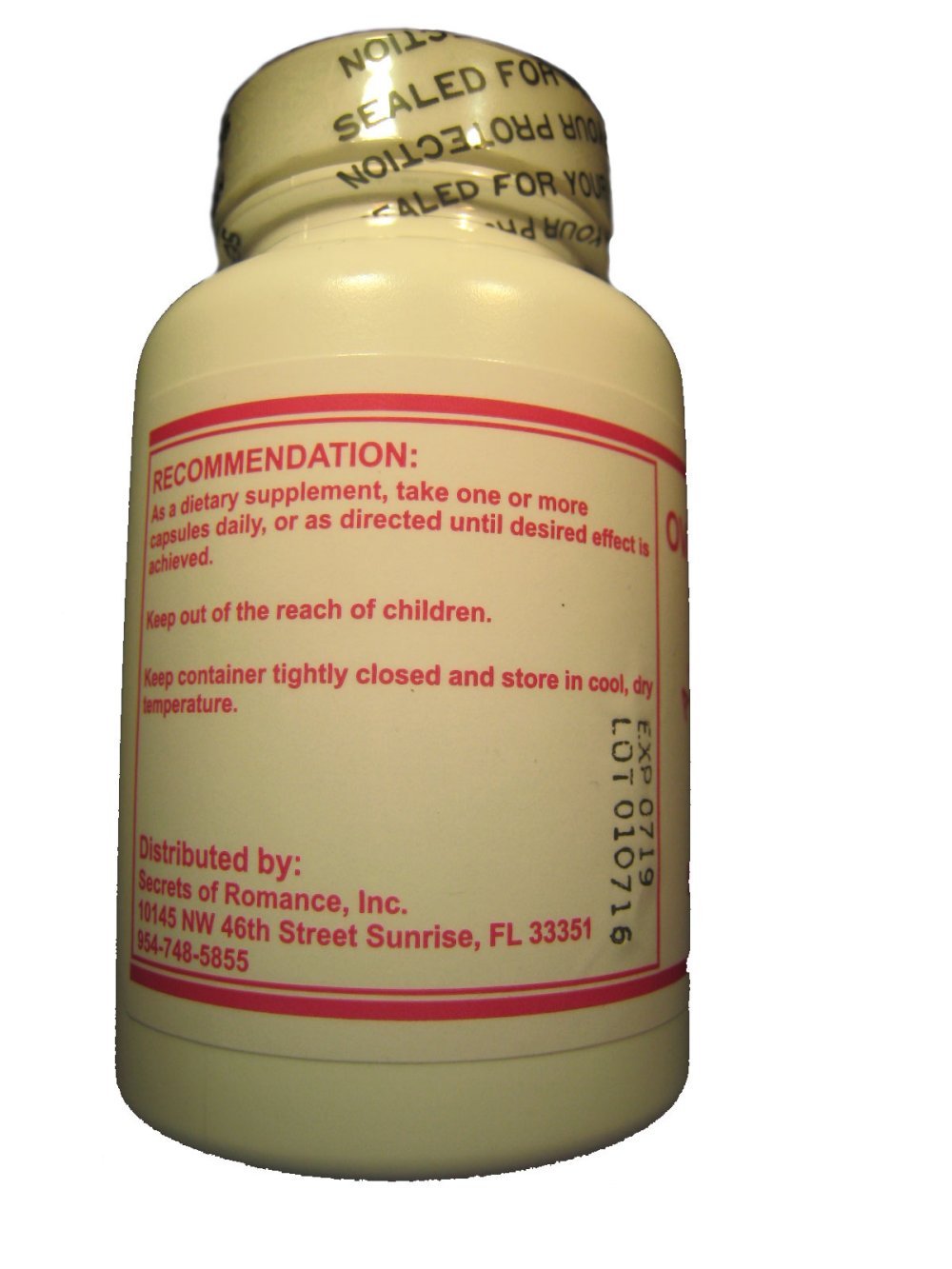 SOR, Inc. Ovary Plus Capsules, 180 Capsules