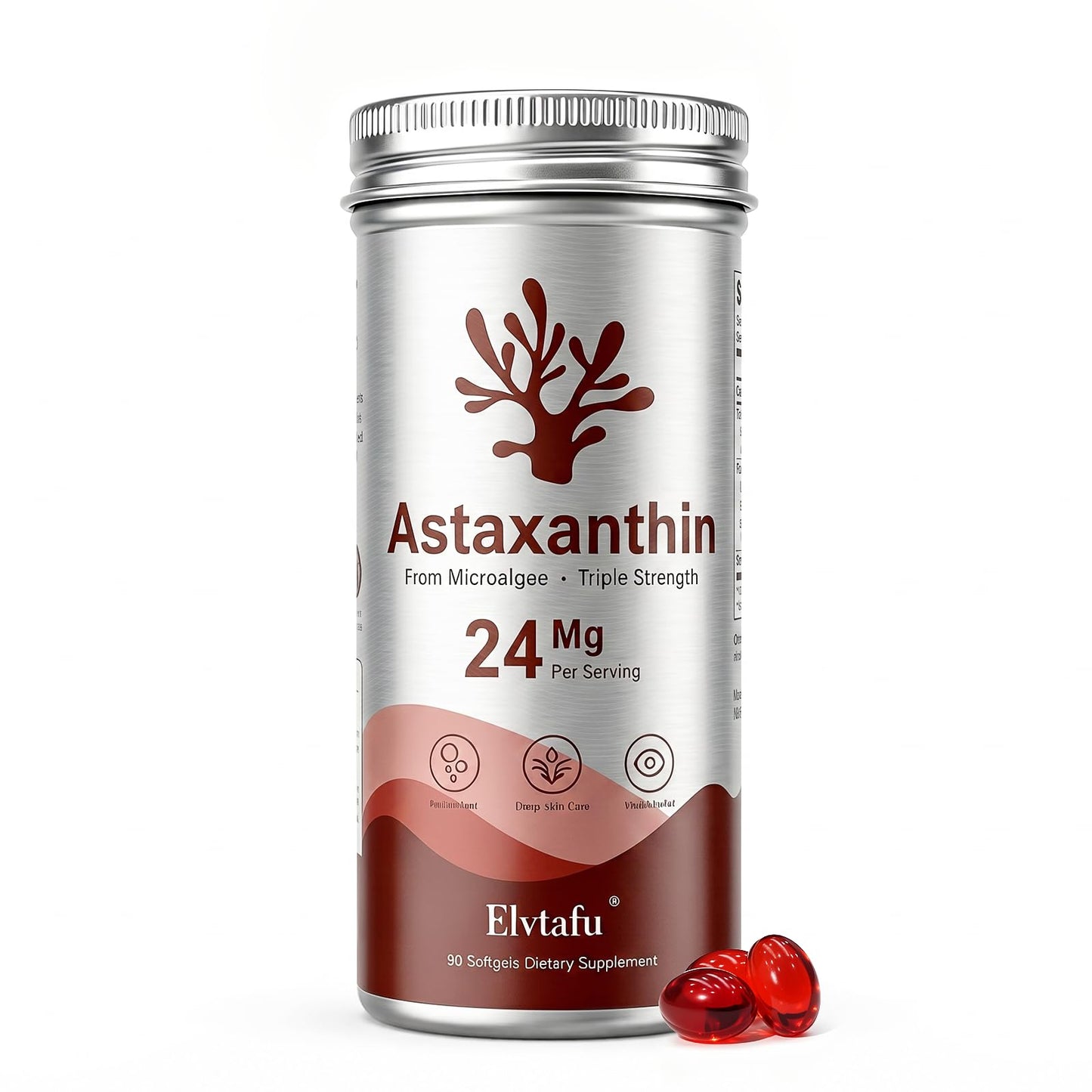 Elvtafu Astaxanthin Softgels 90 Count