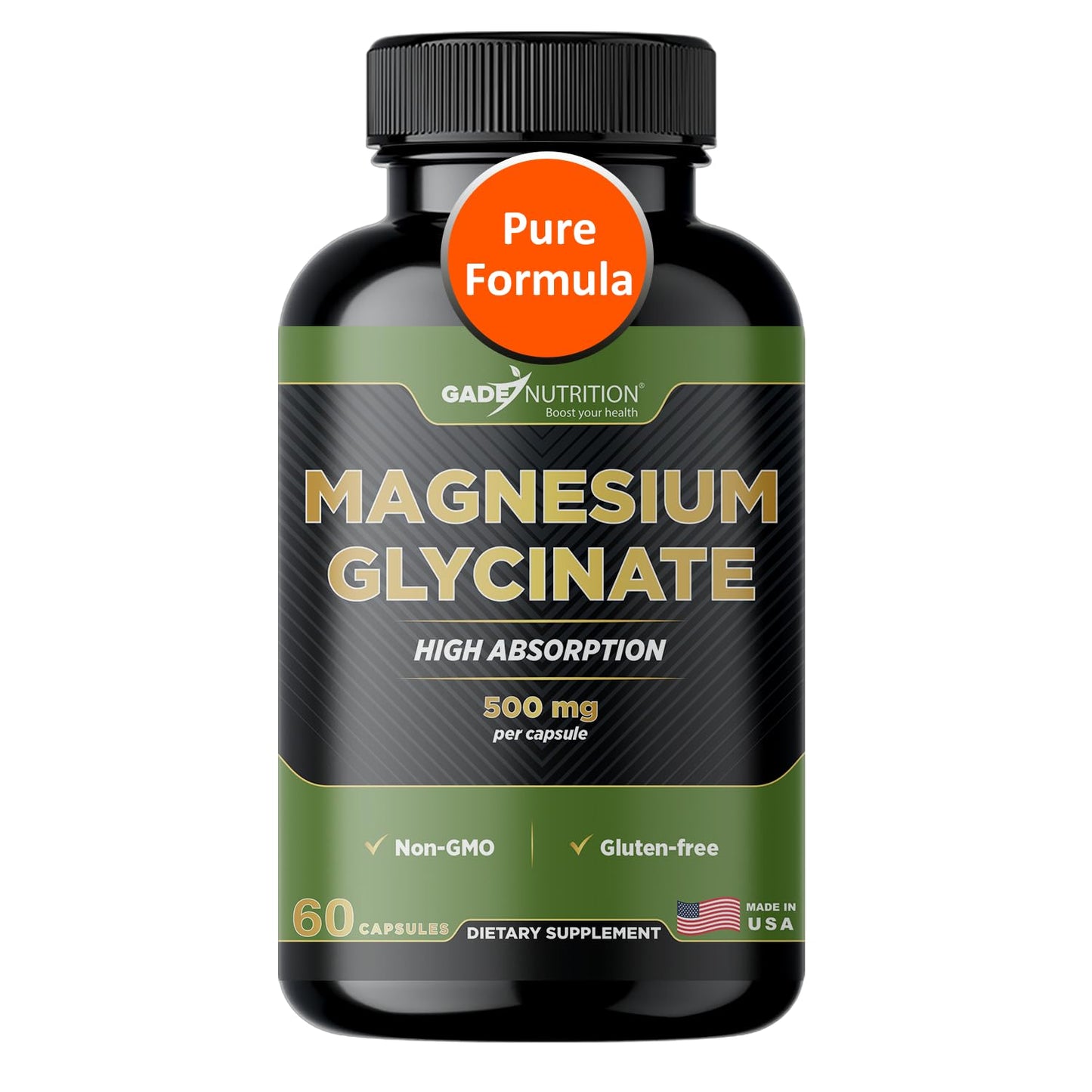 GADE NUTRITION Magnesium Glycinate Capsule 60 Capsules