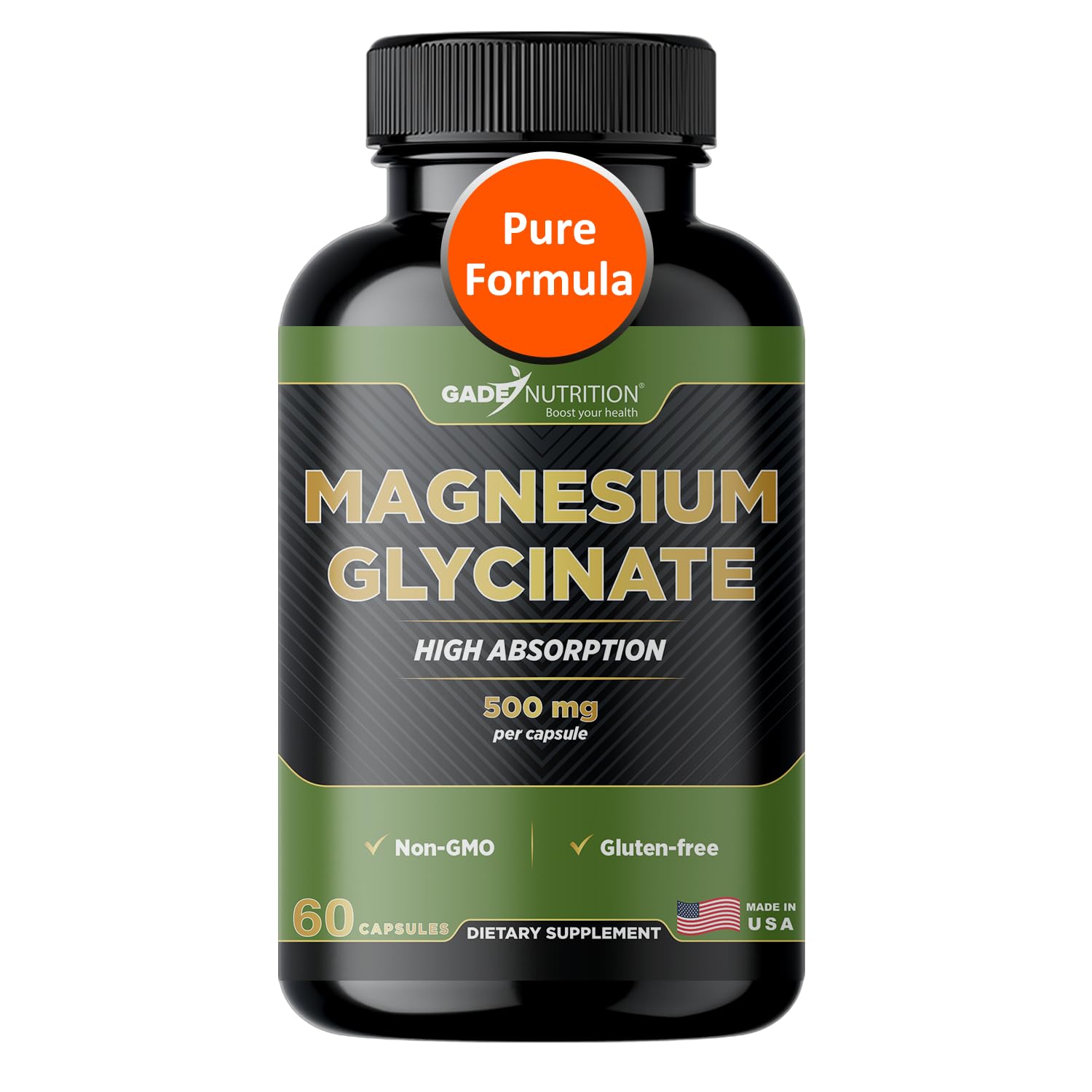 GADE NUTRITION Magnesium Glycinate Capsule 60 Capsules