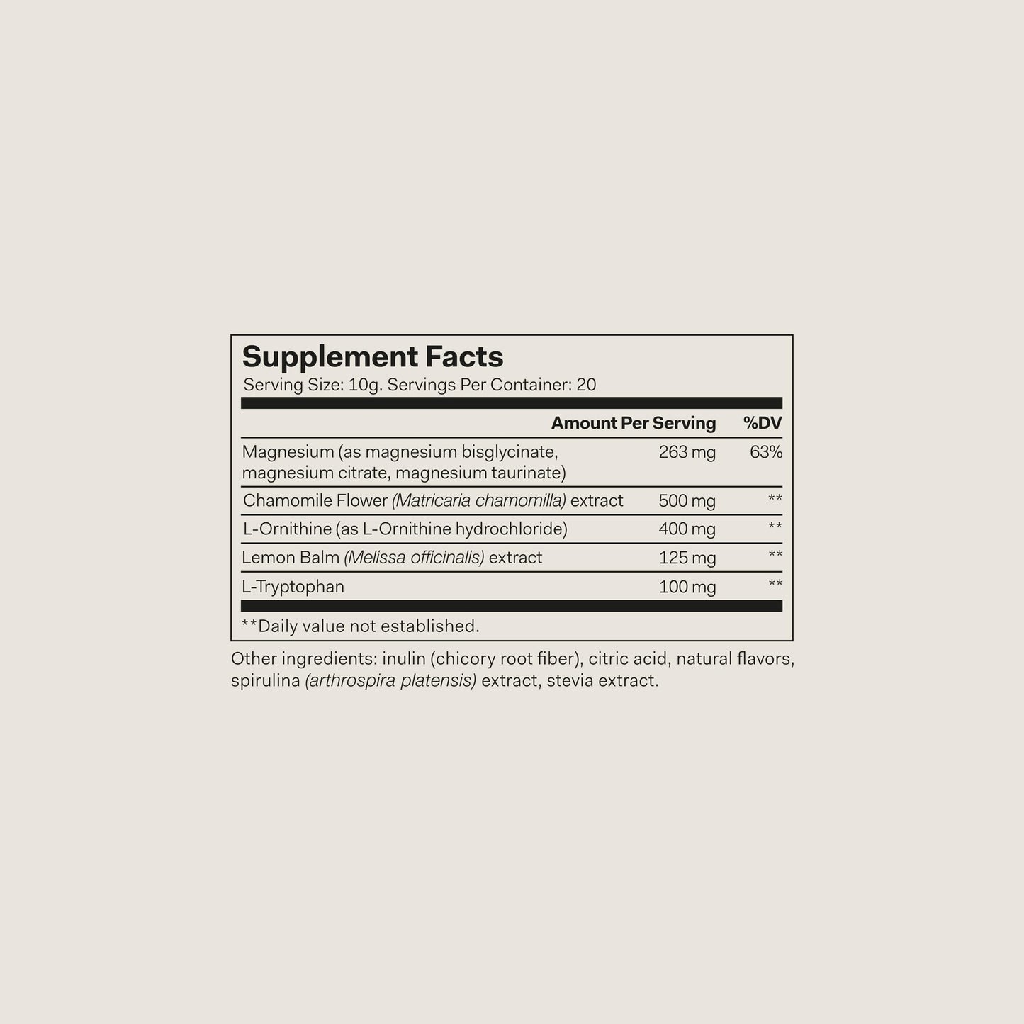 The Nue Co Magnesium Gut Barrier+ Powder 17.64 oz