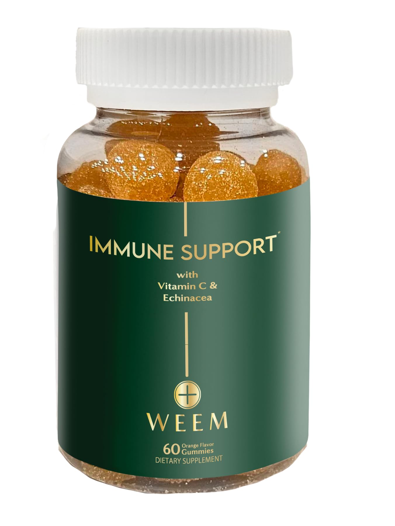 WEEM Immune Support Gummies Vitamin C, Zinc, Echinacea, 60 Count