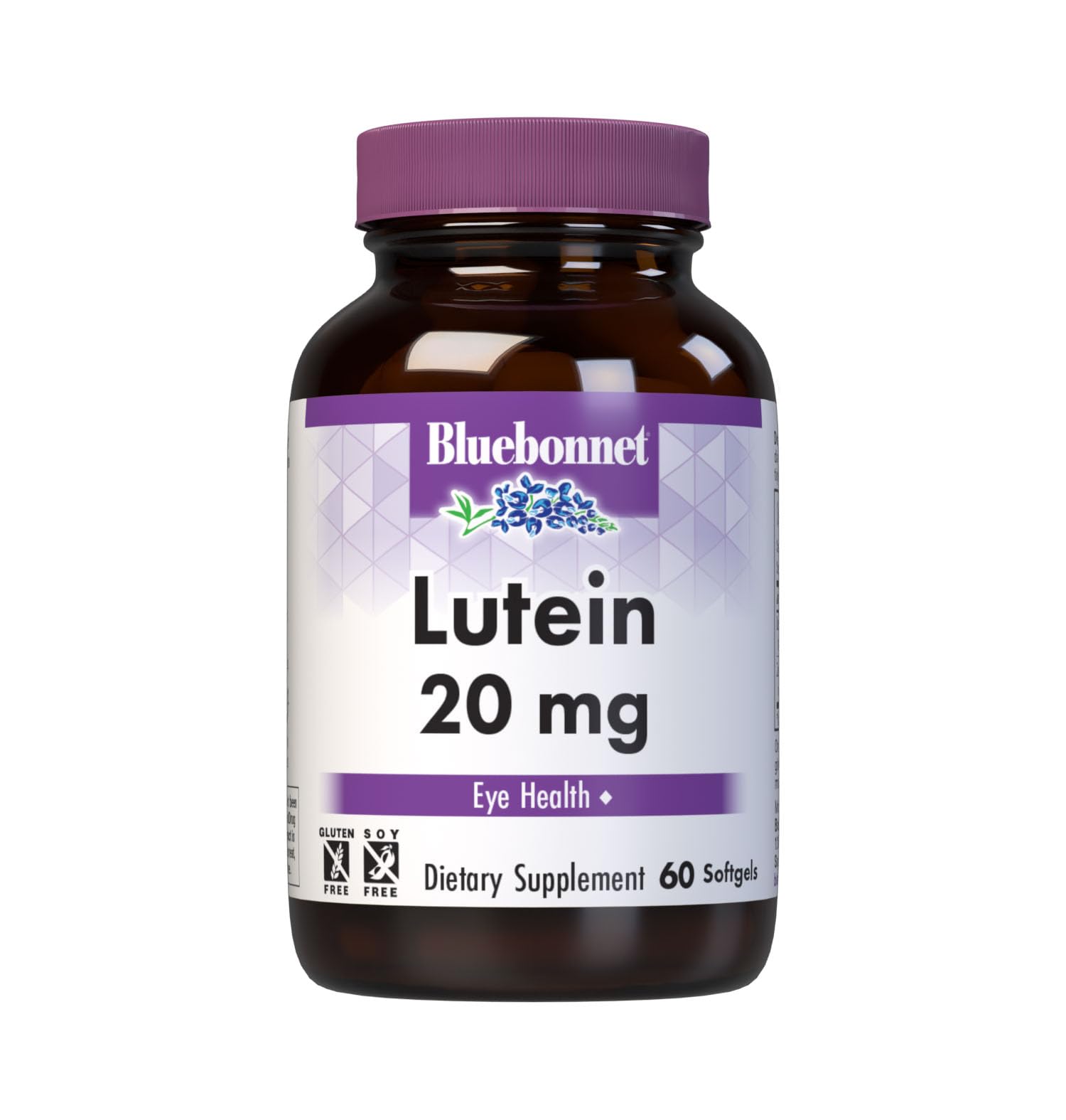 BlueBonnet Lutein 20 mg Softgel 60 Count