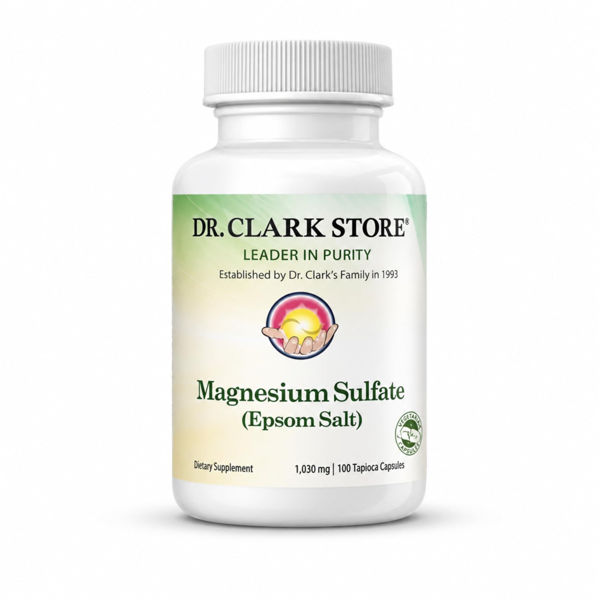 Dr Clark Store Magnesium Sulfate (Epsom Salt) Capsules 100 Count