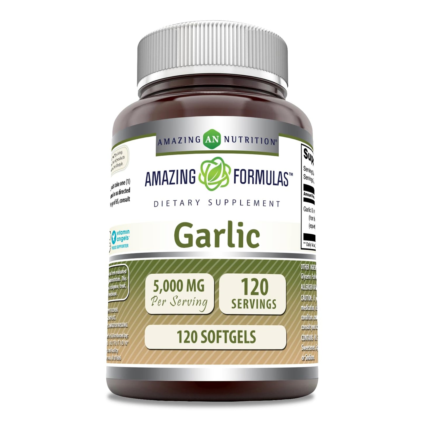 Amazing Nutrition Garlic Supplement Softgels 120 Count